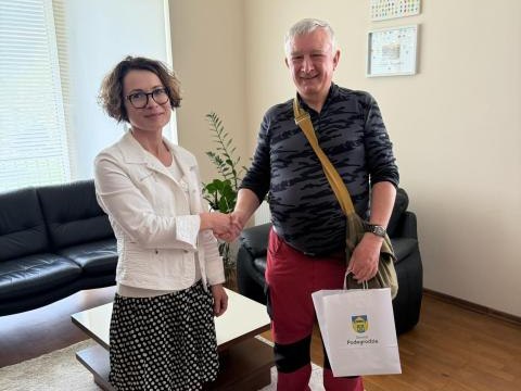 Pan Grzegorz Świtalski odwiedził Naszą Gminę