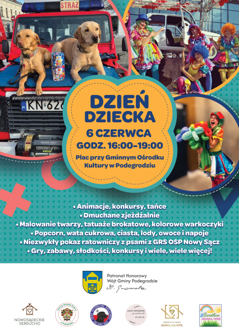 Dzień dziecka w Gminie Podegrodzie