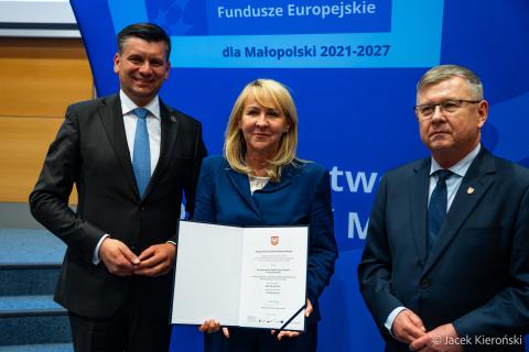 Promesa realizacji projektu Stowarzyszenia Sądeckiego Obszaru Funkcjonalnego