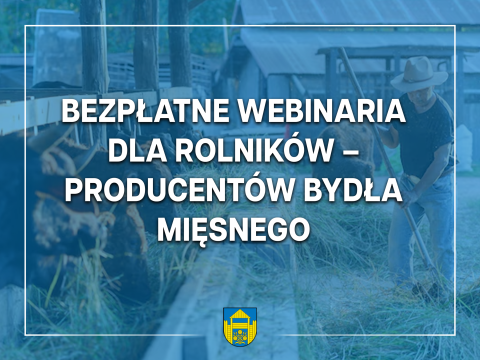 Bezpłatne webinaria dla rolników – producentów bydła mięsnego