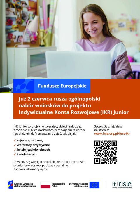 Ruszył nabór do programu Indywidualne Konta Rozwojowe (IKR) Junior!
