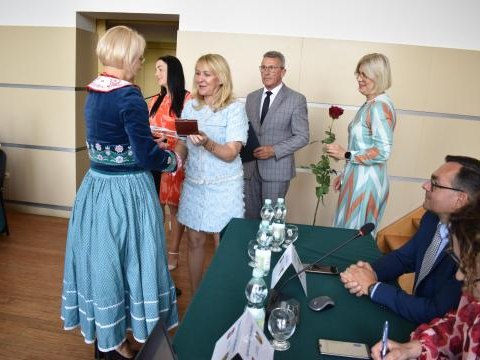 Wręczenie odznaczeń „Zasłużony dla Gminy Podegrodzie”