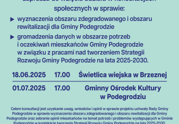 Przypomnienie o konsultacjach społecznych. Weź udział i podziel się swoją opinią!