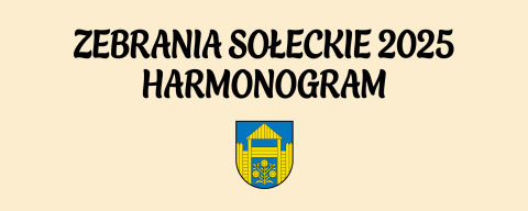 Zebrania sołeckie 2025