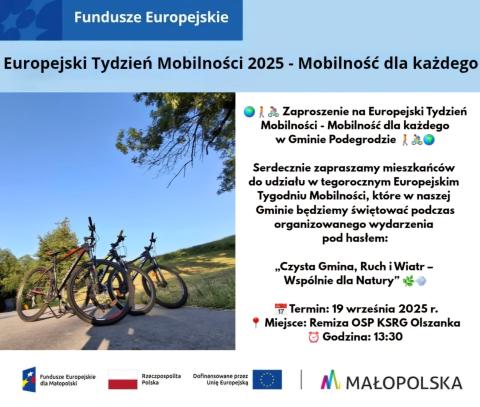 Europejski Tydzień Mobilności w Gminie Podegrodzie