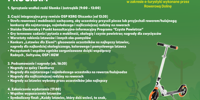 32. Akcja Sprzątanie Świata  „Czysta Gmina, Ruch i Wiatr – Wspólnie dla Natury!”