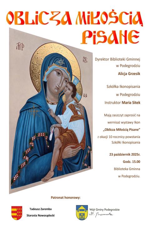 Wernisaż wystawy ikon "Oblicza Miłością Pisane"