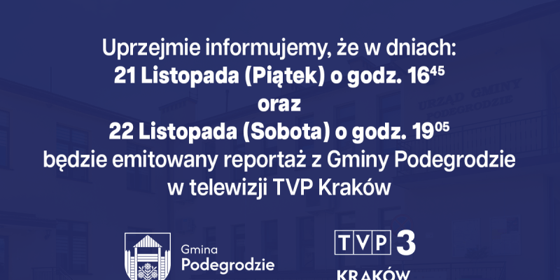 Reportaż z Gminy Podegrodzie