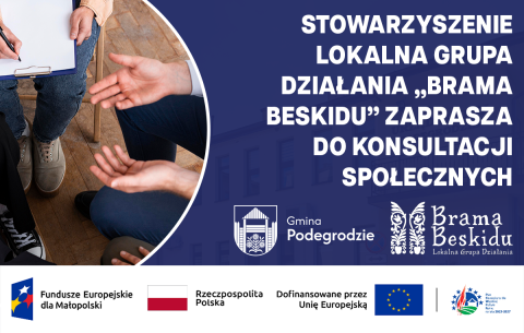 Stowarzyszenie Lokalna Grupa Działania „Brama Beskidu” zaprasza do konsultacji społecznych