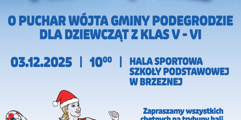 Mikołajkowy Turniej Piłki Ręcznej o Puchar Wójta Gminy Podegrodzie