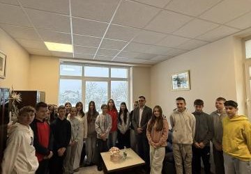 Wizyta uczniów w Urzędzie Gminy Podegrodzie