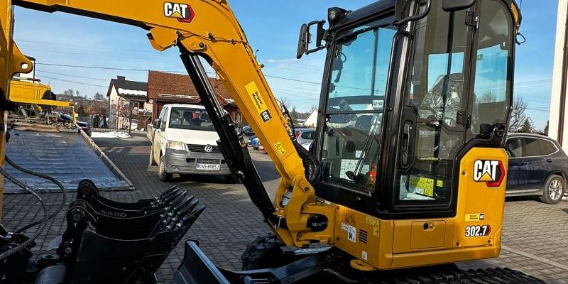 Nowa mini koparka gąsienicowa w gminie Podegrodzie