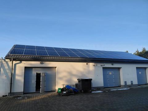 Instalacja fotowoltaiczna na oczyszczalni ścieków w Podrzeczu