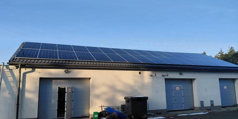 Instalacja fotowoltaiczna na oczyszczalni ścieków w Podrzeczu