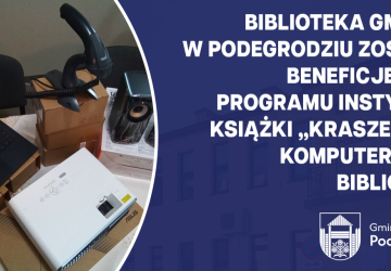 Nowy sprzęt w Bibliotece Gminnej w Podegrodziu