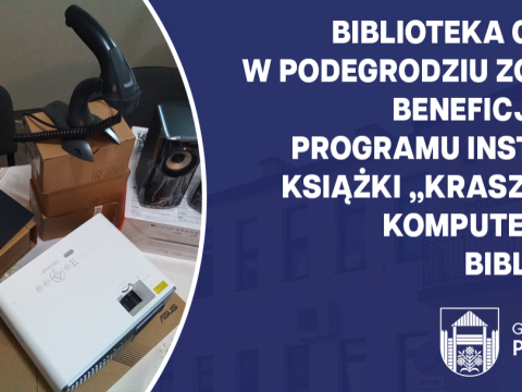 Nowy sprzęt w Bibliotece Gminnej w Podegrodziu