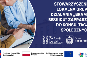 Stowarzyszenie Lokalna Grupa Działania „Brama Beskidu” zaprasza do konsultacji społecznych