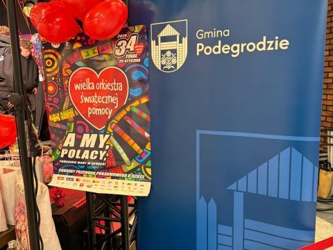 Gmina Podegrodzie z sercem dla WOŚP