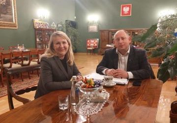 Spotkanie Wójta Gminy Podegrodzie z Wojewodą Małopolskim