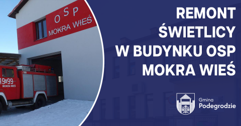 Remont świetlicy w budynku OSP Mokra Wieś