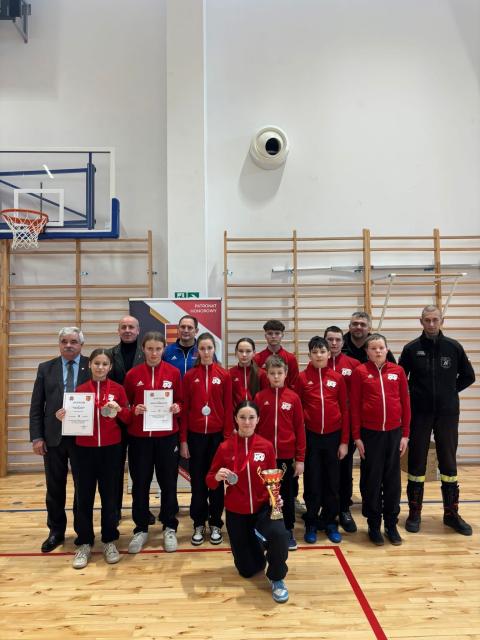 Sukces na XII Powiatowych Halowych Zawodach Sportowo-Pożarniczych