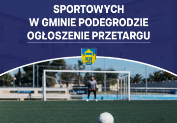 Ogłoszenie postępowania przetargowego – modernizacja kompleksów sportowych Orlik