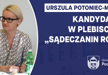 Pani Urszula Potoniec-Mędoń nominowana w plebiscycie „Sądeczanin Roku”. Zachęcamy do głosowania
