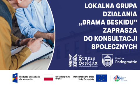 Stowarzyszenie Lokalna Grupa Działania „Brama Beskidu” zaprasza do konsultacji społecznych