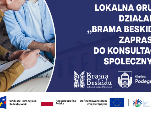 Stowarzyszenie Lokalna Grupa Działania „Brama Beskidu” zaprasza do konsultacji społecznych