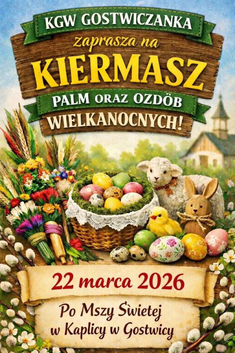 KGW Gostwiczanka zaprasza na Kiermasz Świąteczny