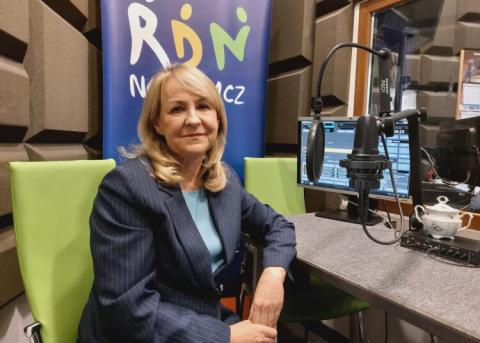 Małgorzata Gromala, Wójt Gminy Podegrodzie, gościem programu „Słowo za słowo” w RDN Nowy Sącz