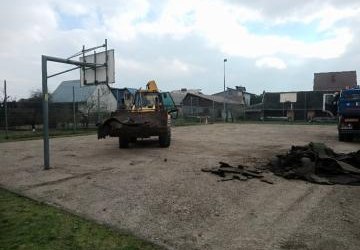 Rozpoczęcie modernizacji kompleksu boisk Orlik przy Szkole Podstawowej w Podegrodziu