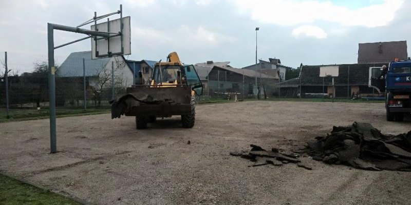 Rozpoczęcie modernizacji kompleksu boisk Orlik przy Szkole Podstawowej w Podegrodziu