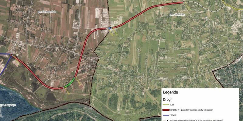 Rusza przebudowa obwodnicy zachodniej Nowego Sącza – ważne informacje dla mieszkańców Gminy Podegrodzie