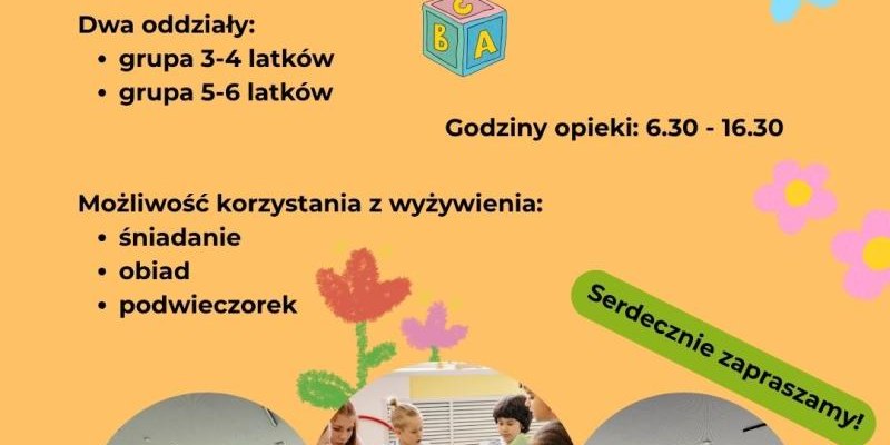 Rekrutacja do Gminnego Przedszkola w Stadłach na rok szkolny 2026/2027