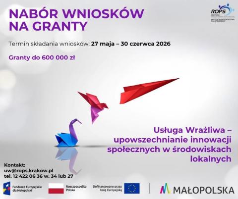 Nabór wniosków na granty