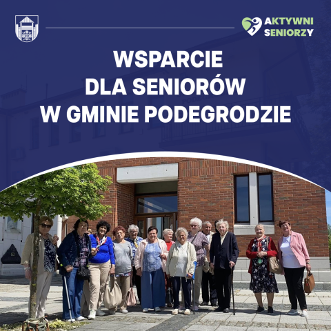 Dofinansowanie dla Gminy Podegrodzie w ramach programu „Aktywni Seniorzy – ASY”