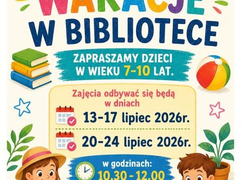 Wakacje w Bibliotece -2026r
