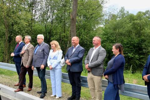 Otwarcie nowej drogi w przysiółku Podlaski na terenie Gminy Łukowica