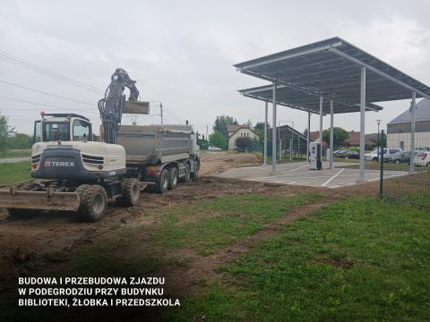 Trwają prace przy dojazdach do punktów ładowania autobusów elektrycznych