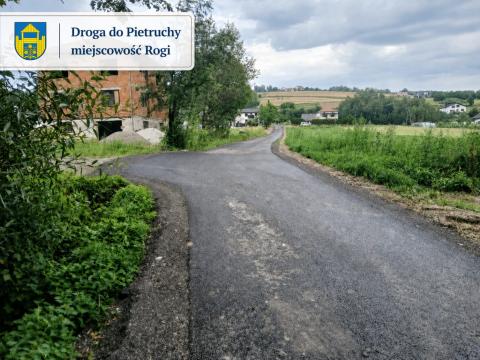 Zakończono modernizację drogi gminnej Rogi do Pietruchy