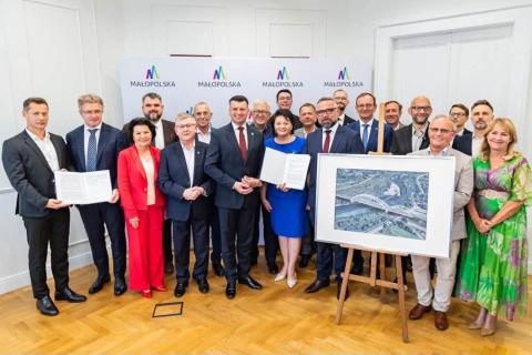 Podpisano umowę na budowę trzeciego mostu na Dunajcu