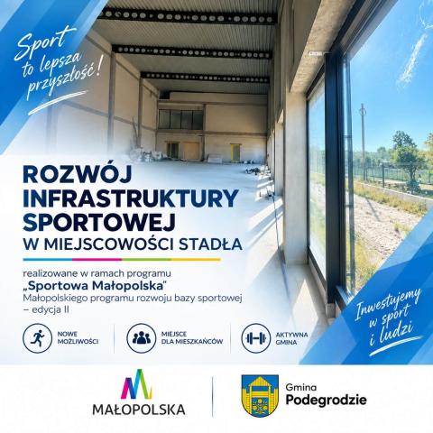 Rozwój infrastruktury sportowej w Stadłach