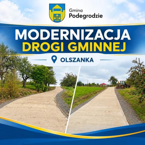 Modernizacja drogi gminnej Olszanka – Stancęcin