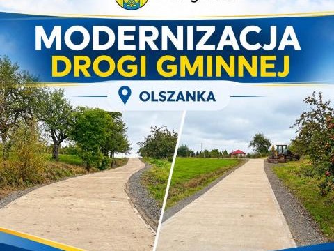 Modernizacja drogi gminnej Olszanka – Stancęcin