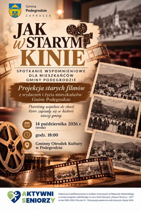 Jak w starym kinie - spotkanie wspomnieniowe