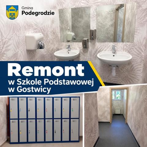 Remont w Szkole Podstawowej w Gostwicy