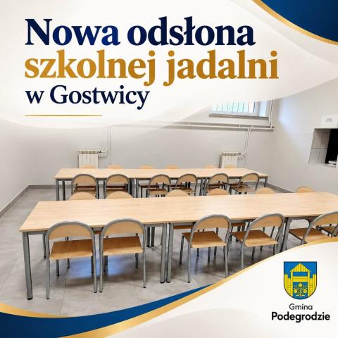 Nowa odsłona szkolnej jadalni w Gostwicy