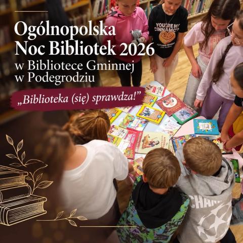 Noc Bibliotek w Bibliotece Gminnej w Podegrodziu