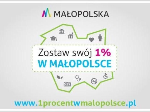 Zostaw swój 1% w Małopolsce!